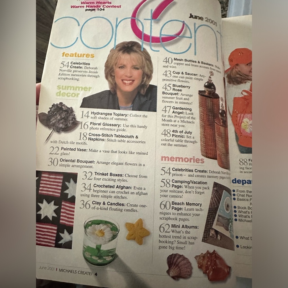 Michael’s Create Magazine June 2001 - Picture 3 of 4